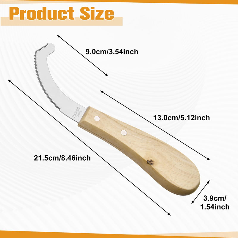 Bot Egg Knife for Horses Stainless Steel Blade with Wood Handle Horse Farrier Tool Professional Grooming Bugs bot fly egg remover for horses Precision Grooming Tool for Bot Egg Removal