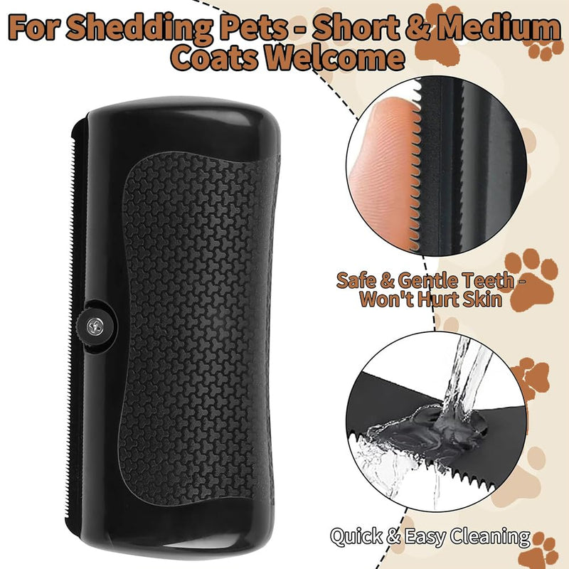 Deshedding Dog Brush and Grooming Tool, Groompro Deshedding Brush, Pet Hair Remover Comb for Shedding, Pet Hair Removal Tool for Cats, Dogs, Rabbits, Horses - PawsPlanet Australia