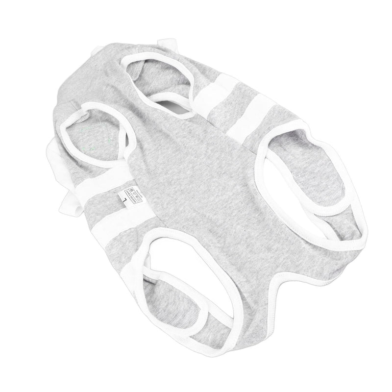 Cat recovery suit made of soft cotton, anti-licking for post-operative comfort in cats and kittens, 1 pack