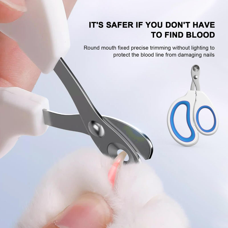 Cat Specific Nail Clipper, Avoiding Excessive Cutting, Suitable for Beginners. It Can Also be Used for Small Animals Such as Birds, Hamsters, Rabbits, Hedgehogs, Ferrets, Guinea Pigs, Etc. blue - PawsPlanet Australia