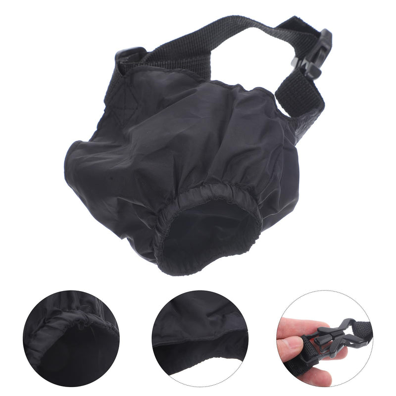 Breathable nylon dog eye mask with flexible design for calming and stress reduction while car travel