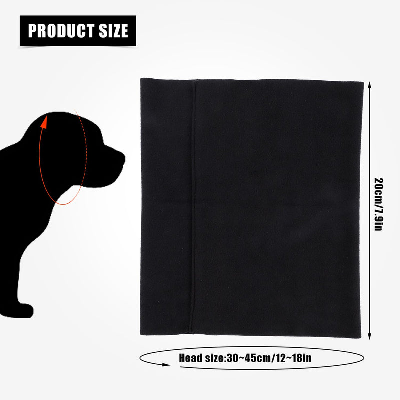 SAVITA Ear Wraps for Dogs, Snoods for Medium Dogs Ears Pet Ear Muffs for Noise Protection Pet Ear Covers for Relieve Anxiety From Thunder Fireworks Force Drying(Size M) medium