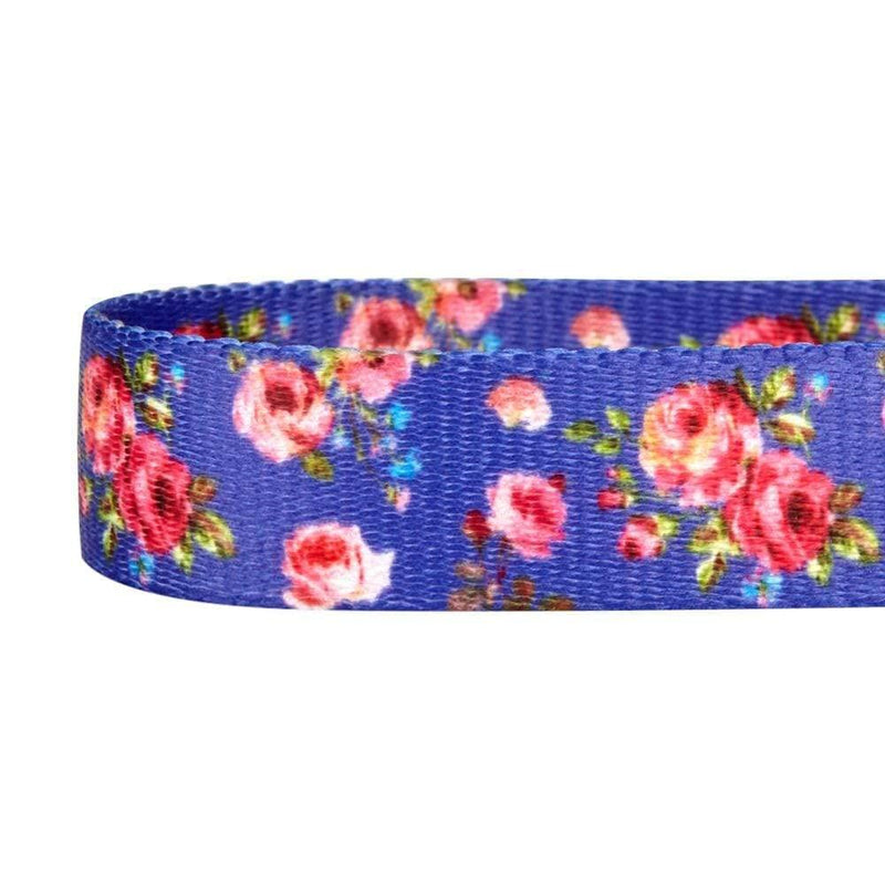 Blueberry Pet Spring Scent Inspired Rose Print Martingale Safety Training Dog Collar, Irish Blue, Large, Heavy Duty Adjustable Collars for Dogs - PawsPlanet Australia