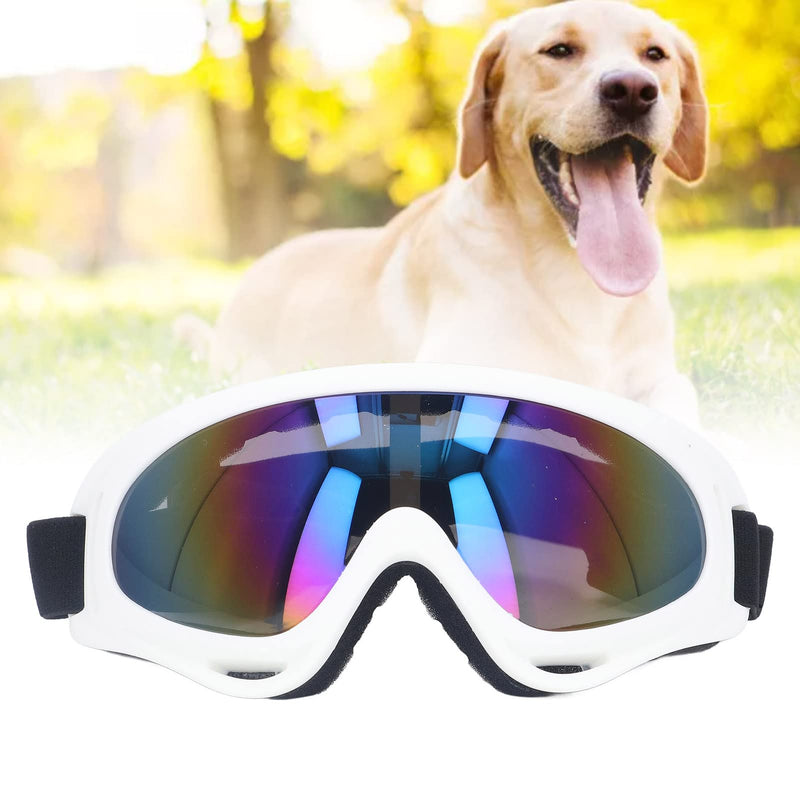 Dog Protective Sunglasses, Windproof Large Dog Goggles Tinted Lens Straps UV Protection Comfortable Frame Dog Accessories for Riding Motorcycle Hiking - PawsPlanet Australia