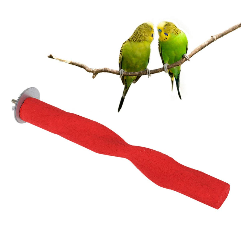 POPETPOP Bird Perches for Parrots-Bird Perch Nail File Cage Bird Perches Feet and Beak Safety Material to Trim Nails and Beak and Promote Healthy Feet Random Color - PawsPlanet Australia