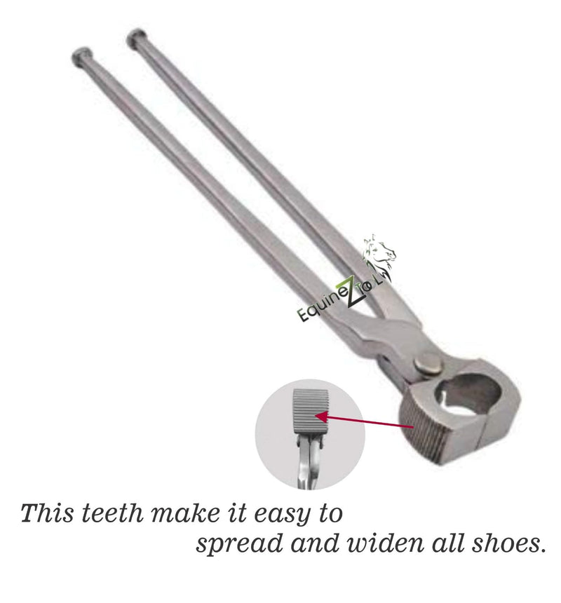 14” Horse Shoe Puller and Spreader–Hand Crafted Farrier Tool–Heavy-Duty Stainless Steel Hoof Puller for Horses–Dual Function Farrier Equipment for Shoeing and Hoof Care–Professional Equine Tool