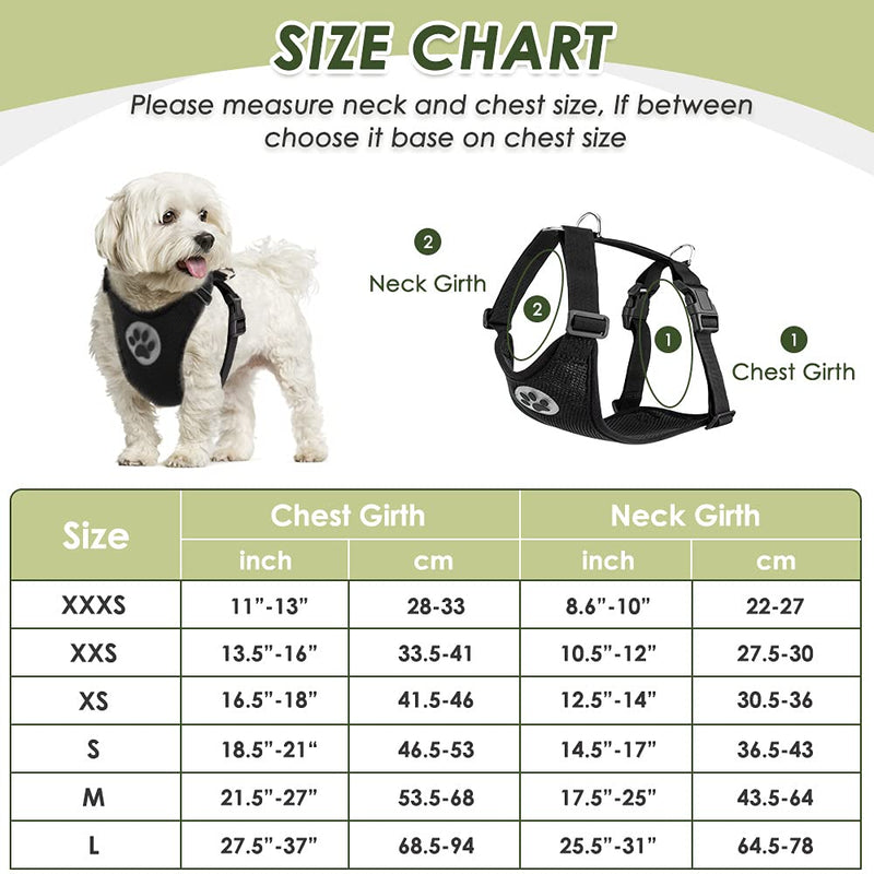 SlowTon Dog Seat Belt Harness for Car, Dog Car Harness Adjustable Mesh Breathable & Dog Seatbelt Safety Tether with Elastic Bungee for Small Medium Large Pets(Black, Double Clip, M) A-Black - PawsPlanet Australia