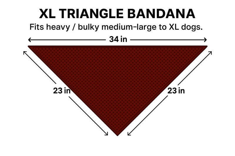 W Brings XL Bandana for Dogs | These Stunning Gorgeous Design Dog Bandana Scarf are Perfect Styling Accessory for Dogs Large, Medium & Small. (X-Large, XOXO) X-Large - PawsPlanet Australia