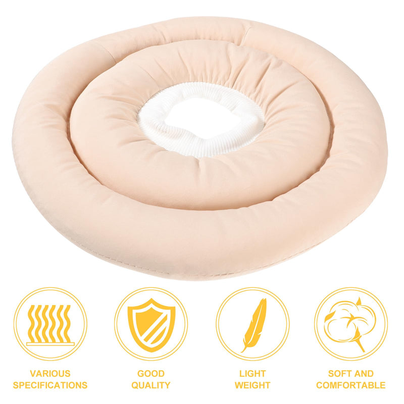 Lurrose protective collar with PP cotton, pet collar made of water-repellent fabric, quick-drying and comfortable for adult cats and kittens during recovery