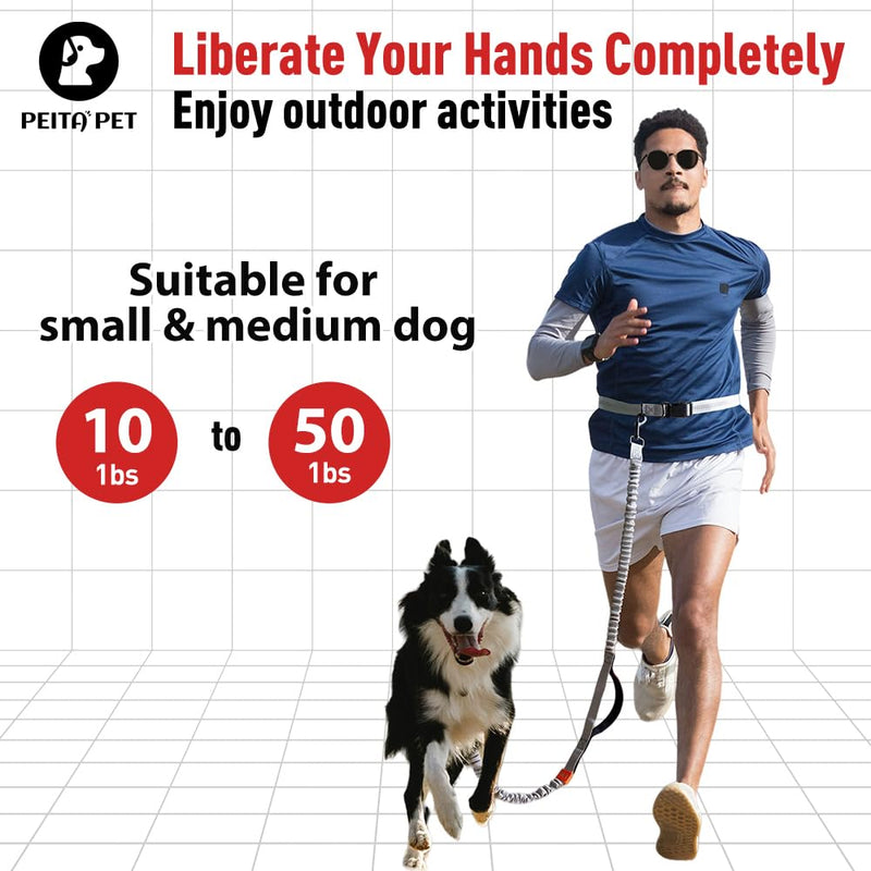 Hands Free Dog Leash Waist Leash for Dog Walking Bungee Leash Dog Running Belt for Small & Medium Dogs, 10-50 lbs Fanny Pack for Walker Hiking Jogging… orange - PawsPlanet Australia