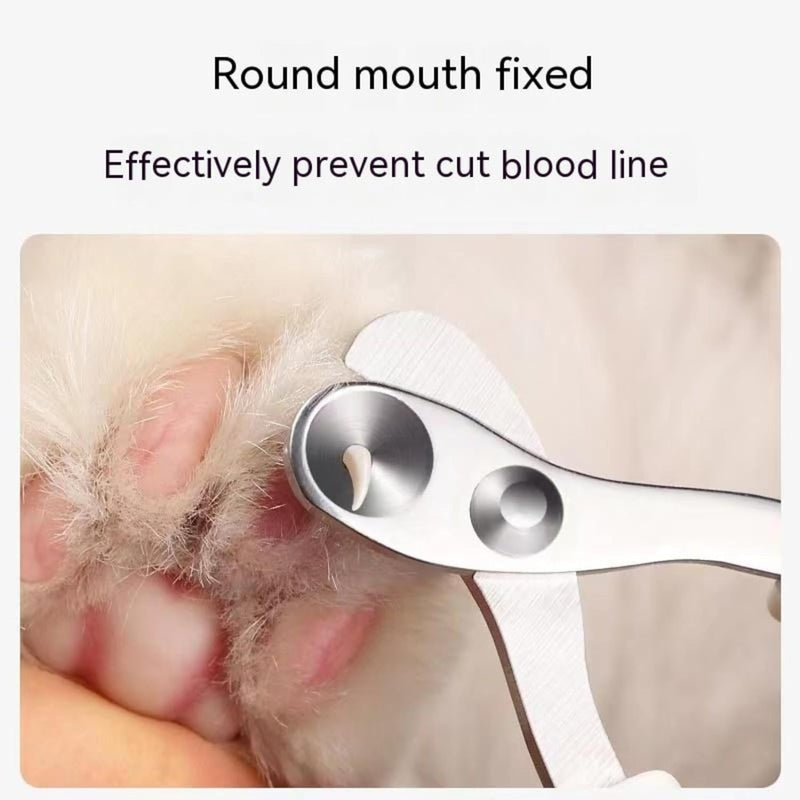 Cat Nail Clippers with Circular Cut Hole -Avoid Over Cutting Pet Nail Clippers -Sharp Angled Blade Professional Paw Trimmer Set for Novice Pet Families (Green) green - PawsPlanet Australia