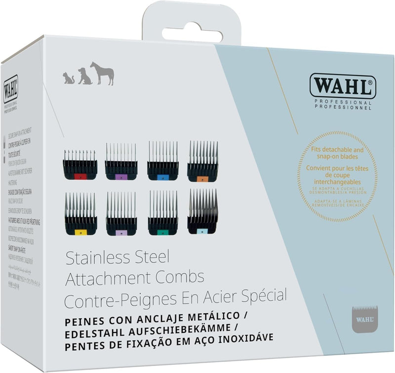 Wahl Stainless Steel Combs in Container Fits Prime & Competition Blade - PawsPlanet Australia