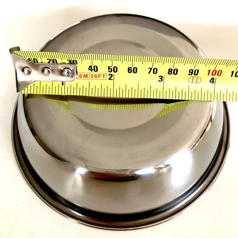Bonza Two Piece Stainless Steel Dog Bowls Small, 12oz Pet Water and Food Bowls, Basic Metal Dog Bowl or Cat Bowls, Set of 2 Bowls - PawsPlanet Australia