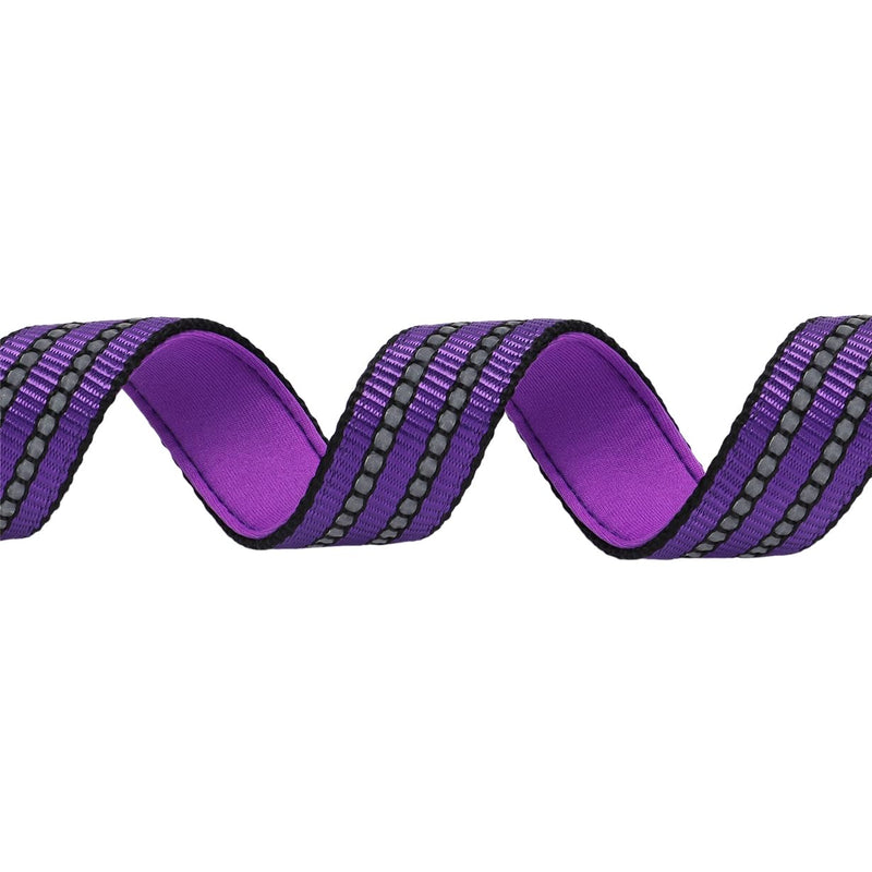 Purple Martingale Collar for Dogs, X-Large Reflective Nylon Dog Chain Collar Adjustable Heavy Duty Martingale Dog Collar for Medium Large Dogs XL(Neck 21-25") Purple - PawsPlanet Australia