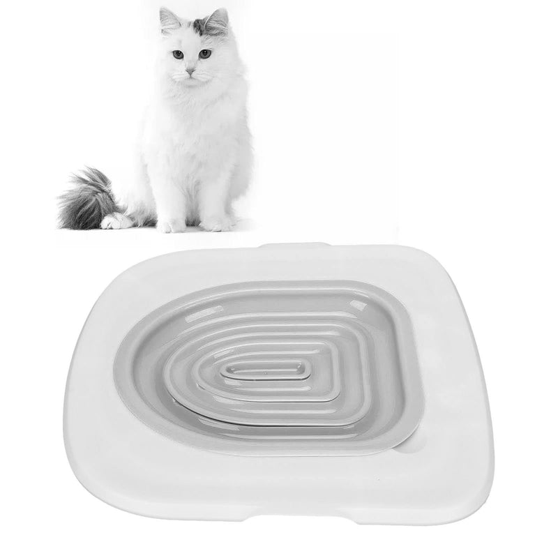 Cat Toilet Training Kit, Universal Pet Cat Toilet Trainer Set, Reusable Plastic Cat Toilet Trainer Urinal Seat, Sand Box Mat Cat Trainer Cat Toilet Cleaning Hygienic Pet Supply - PawsPlanet Australia