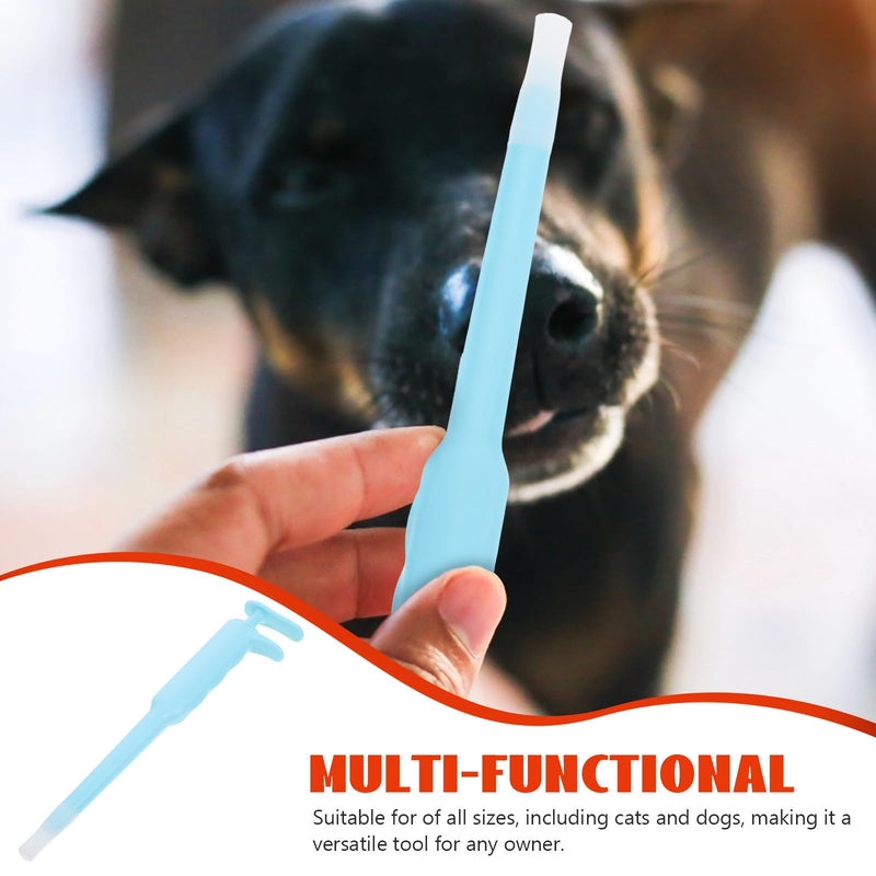 PRETYZOOM medicine dispenser for dogs and cats with ABS material. Precise dosage and push design. Easy to use as a gentle feeding aid for pet owners.