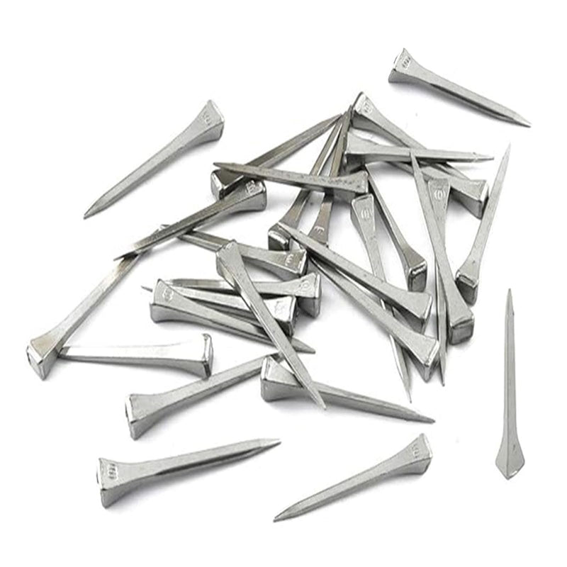 250pcs Horseshoe Nails E6 Stainless Steel,2.1 Inches Easy Carry Hoof Horseshoe Tools,Securing Firmly Tool Accessory for Horse Training Equestrian Sports (E6) - PawsPlanet Australia