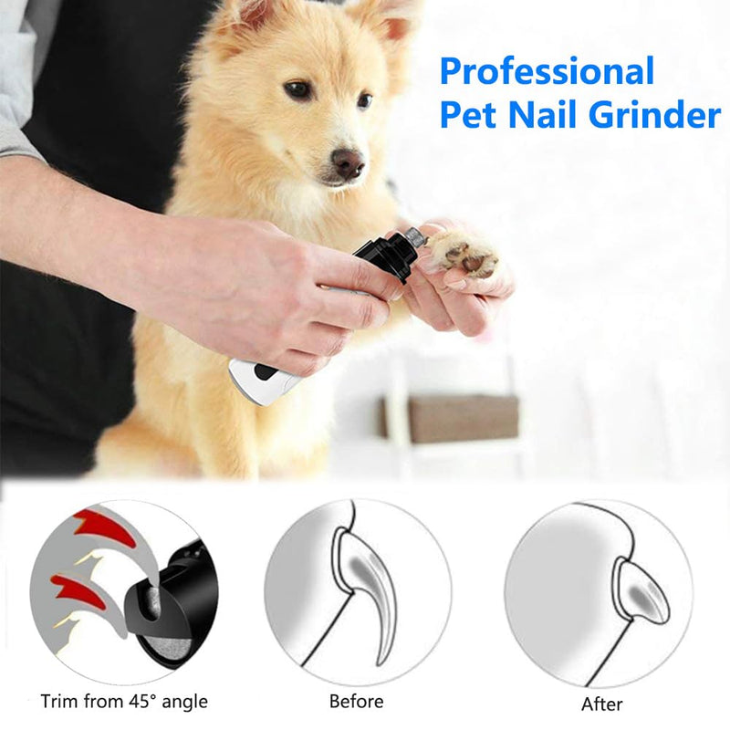 Silent Groom Pro Nail Grinder,Silent Groom Pro,2025 New Silent Groom Pro for Dogs and Cats, Nail Trimmer with Quick USB Charge - PawsPlanet Australia