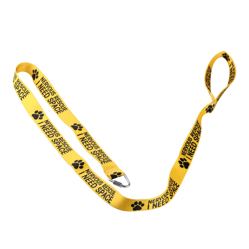 Funny Dog Leash Dog Nervous Rescue Space Leash Walking Training Dog Leashes Dog Owner Pet Lover Gift (Nervous Rescue-YE) Nervous Rescue-YE - PawsPlanet Australia