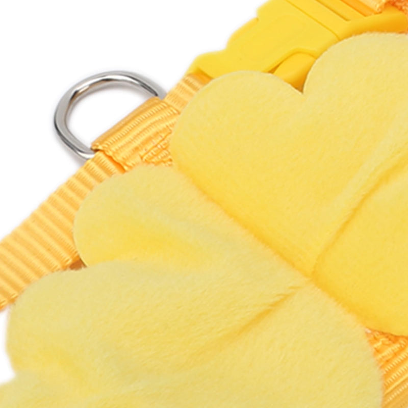 Duck Harness and Adjustable Chicken Walking Harness, Breathable Pet Vest for Duck Chicken Hen Training Walking Basic Leashes[Yellow M] Yellow M - PawsPlanet Australia