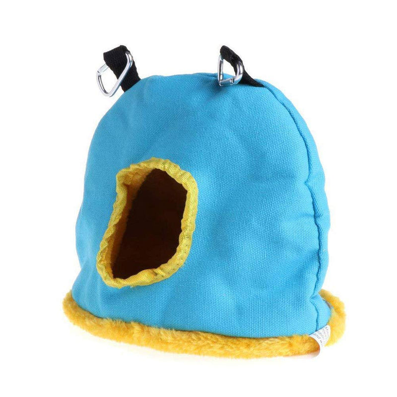 Litewoo Bird Hammock Nest Plush Warm Hanging Tent Pet Parrot Swing Bed Cave Cage for Parakeet Canary Cockatiel Lovebird Hamster Random Color Small - PawsPlanet Australia