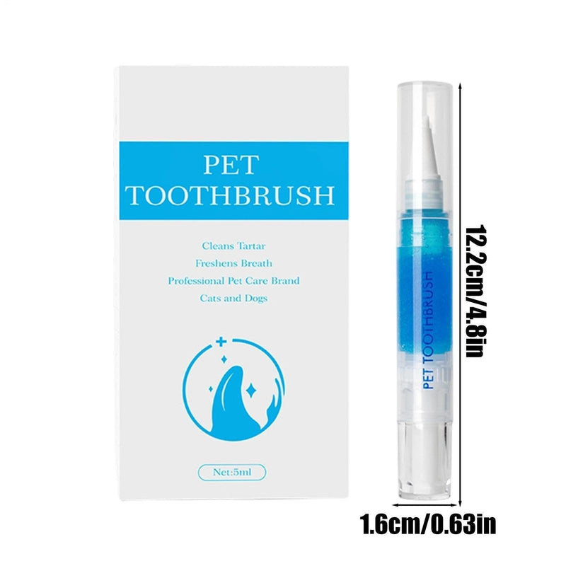 Dental Cleaning Pen for Cats and Dogs Portable Pen for Pet Oral Care, Breath Freshening Toothpaste Applicator for Puppies and Kittens, Simple Hygiene Care Accessory | Pet Care