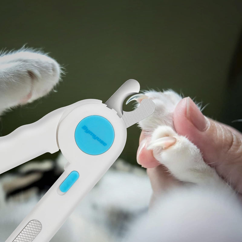 Cat Dog Pet Nail Clippers with Light, Llluminates Cat Dog Nails or Bloodline,Safety Pet Nail Clipper for Dogs, Cats, Rabbits Sharp No Nail Splitting - PawsPlanet Australia