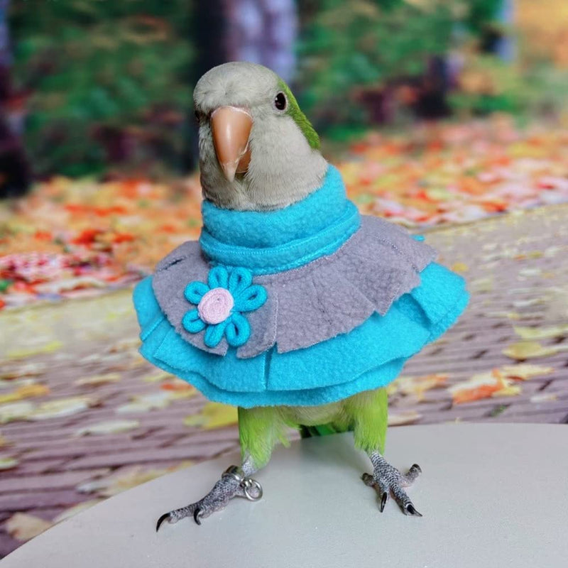 Bird Collar Anti Bite Elizabethan Recovery Cone, Bird Neck Protector for Feather Plucking, Bird Neckwear Full Body Shield, Bird Outdoors Windproof Cape Color Randomly (African Grey) African Grey - PawsPlanet Australia