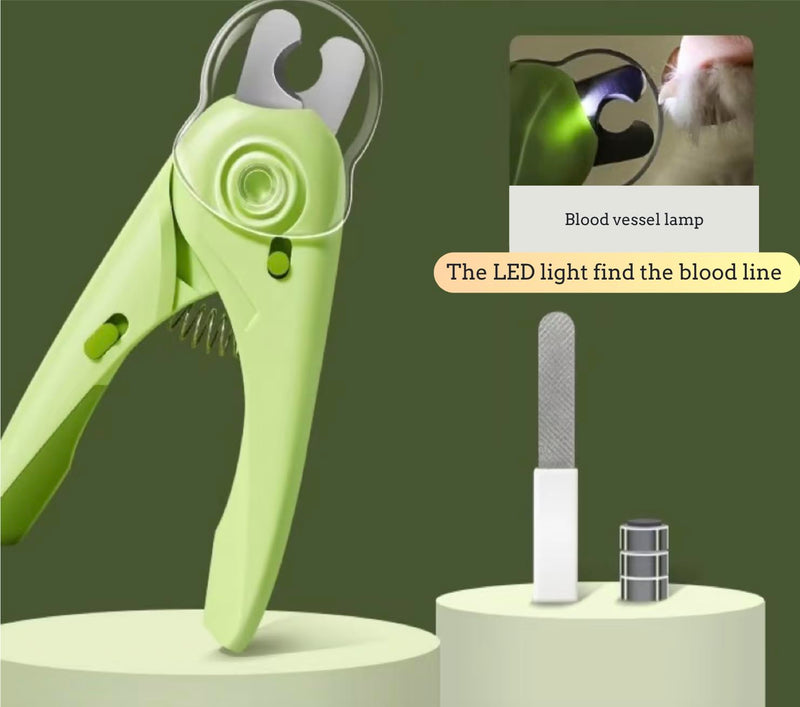 3 in 1 Dog & Cat Pets Nail Clippers and Trimmers-with Safety Guard to Avoid Overcutting. LED Dog Nail Clipper with Light, Illuminates Nails or Bloodline for Safe and Easy Trimmers,for Cats & Dogs - PawsPlanet Australia
