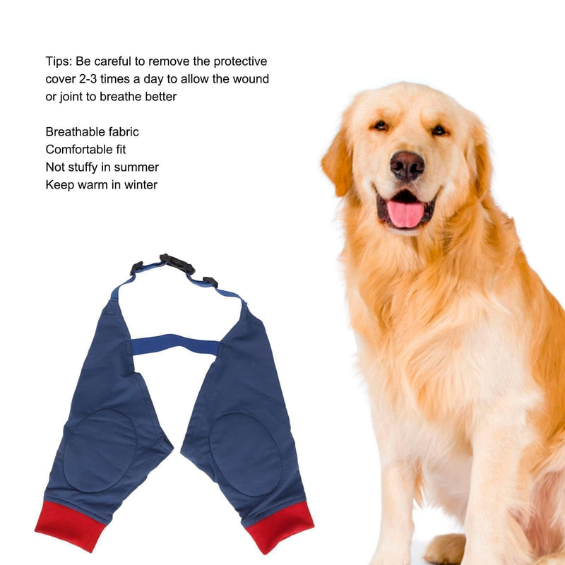 BAOFUYA Dog Elbow Brace Soft Dog Recovery Sleeve Front Leg Brace Dog Elbow Protection for Small, Medium and Large Dogs (XL)