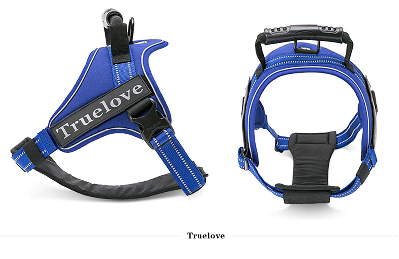Truelove Dog Harness No-Pull Reflective Stitching Ensure Night Visibility Outdoor Adventure Big Dog Harness Perfect Match Puppy Vest TLH5753 Now Available in 6 Colors 6 Sizes L Royal Blue - PawsPlanet Australia