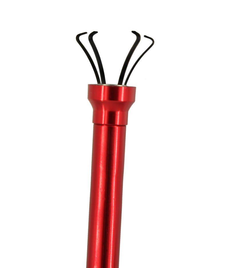 Flexible Claw Pickup Tool with Magnet Tool Flexible telescoping Claw led Light Grabber Extend，Long 28'' Four Claw 4-Claw for Small Parts Pickup Reacher Tool for Mechanics,Jewelry,Kids,etc. (Red) Red - PawsPlanet Australia