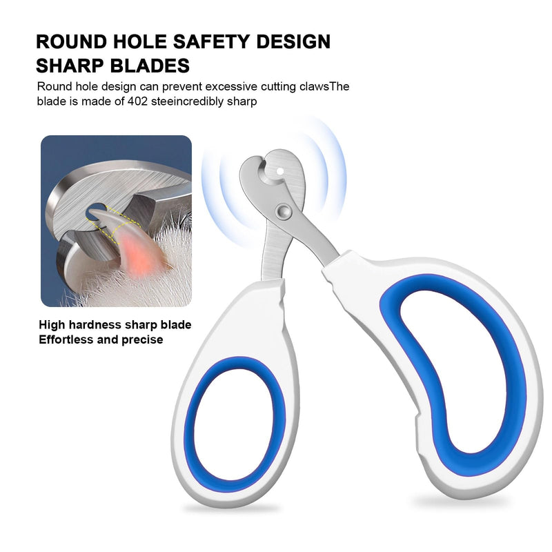 Cat Specific Nail Clipper, Avoiding Excessive Cutting, Suitable for Beginners. It Can Also be Used for Small Animals Such as Birds, Hamsters, Rabbits, Hedgehogs, Ferrets, Guinea Pigs, Etc. blue - PawsPlanet Australia