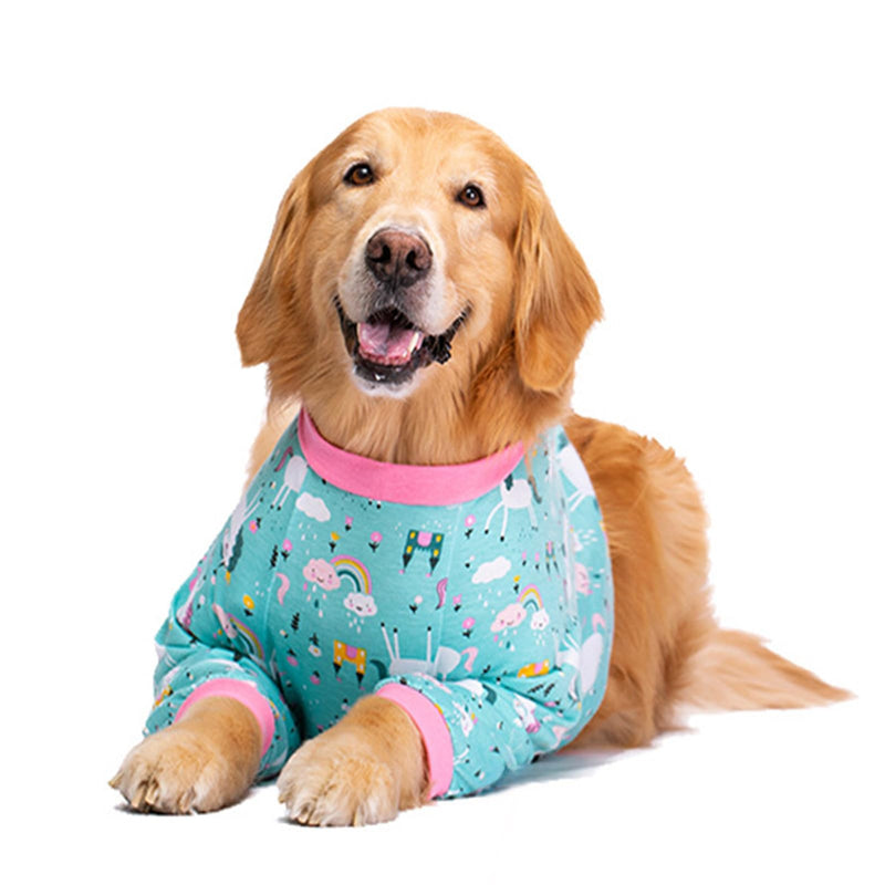 Dog Front Leg Surgery Recovery Clothes,Dog Elbow Protector Suit for Medium Large Dogs,Dog Joint Recovery Sleeve for Female Male Dogs,Prevent Licking Wound(Green horse-7xl) 7XL green - PawsPlanet Australia