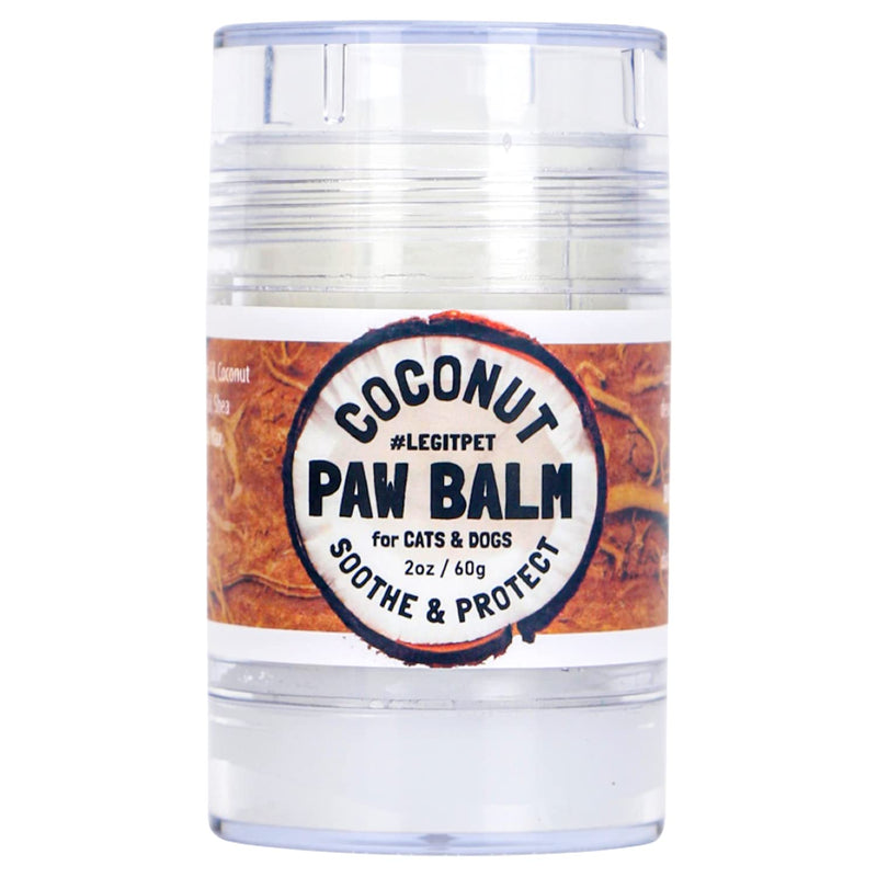 Dog Paw Balm Stick Wax Soother & Moisturizer Cream with Coconut Oil, Shea Butter & Beeswax Healing Protector for Cracked Dog Cat Paws, Snout & Elbows Snow & Dry Weather Protection Ointment Travel Pack