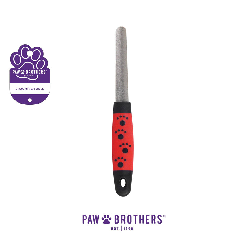 Paw Brothers Diamond Edge Nail File for Small Medium Large Dogs and Cats, Professional Grade, Smoothes and Shapes All Nail Types, Durable Construction, 7 inches - PawsPlanet Australia