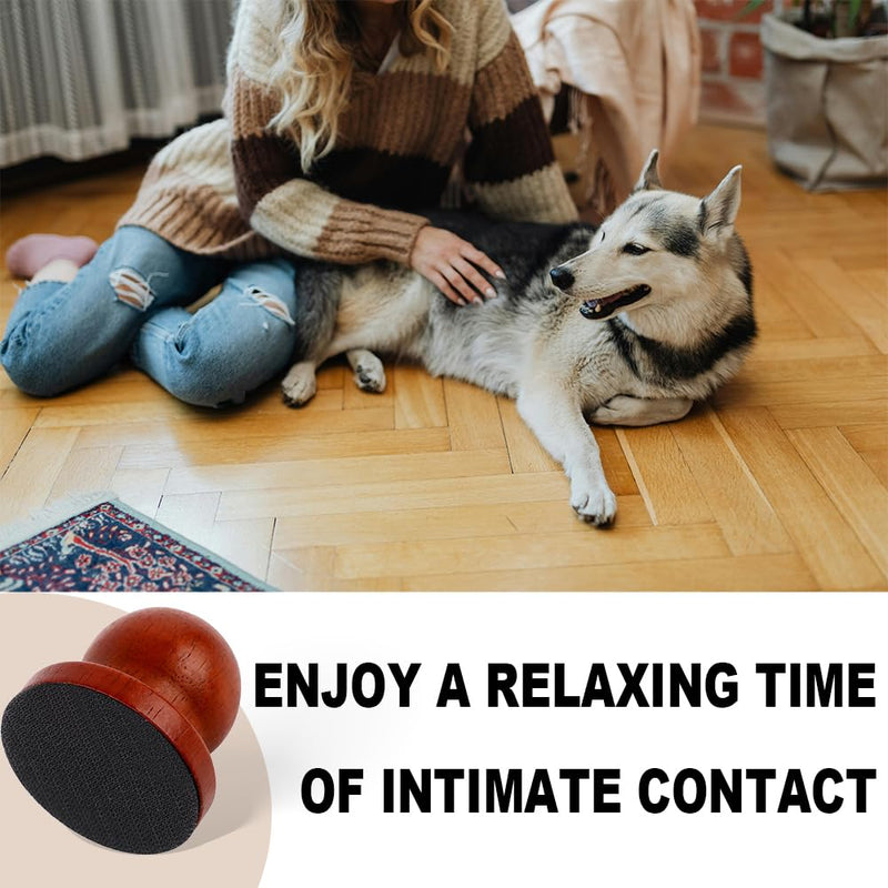 Dog Nail File, Dog Nail File Board, Wooden Dog Scratch Board Trimmer Kit with Replaceable Sandpaper, Easy Grip and Safe Claw File for Cat and Dog