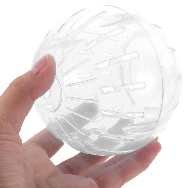 FOMIYES Hamster Exercise Ball 10CM Hamster Running Ball Transparent Hamster Wheel for Dwarf Hamsters Small Animal Pet to Reduce Boredom and Increase Activity (Random Color) - PawsPlanet Australia