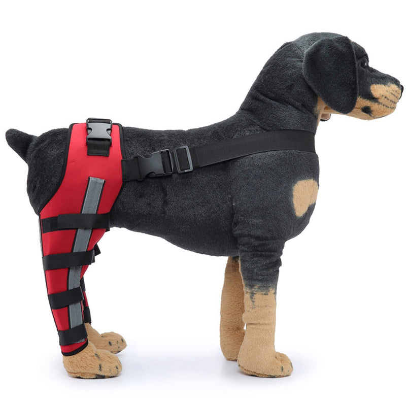 Dog Knee Brace for Torn ACL, Dog Knee Brace Dog Leg Braces, Elastic Shockproof Pet Knee Pads with Reflective Strips, Dog ACL Brace Hind Leg for K9 ACL CCL Luxating Patella (M) Medium - PawsPlanet Australia