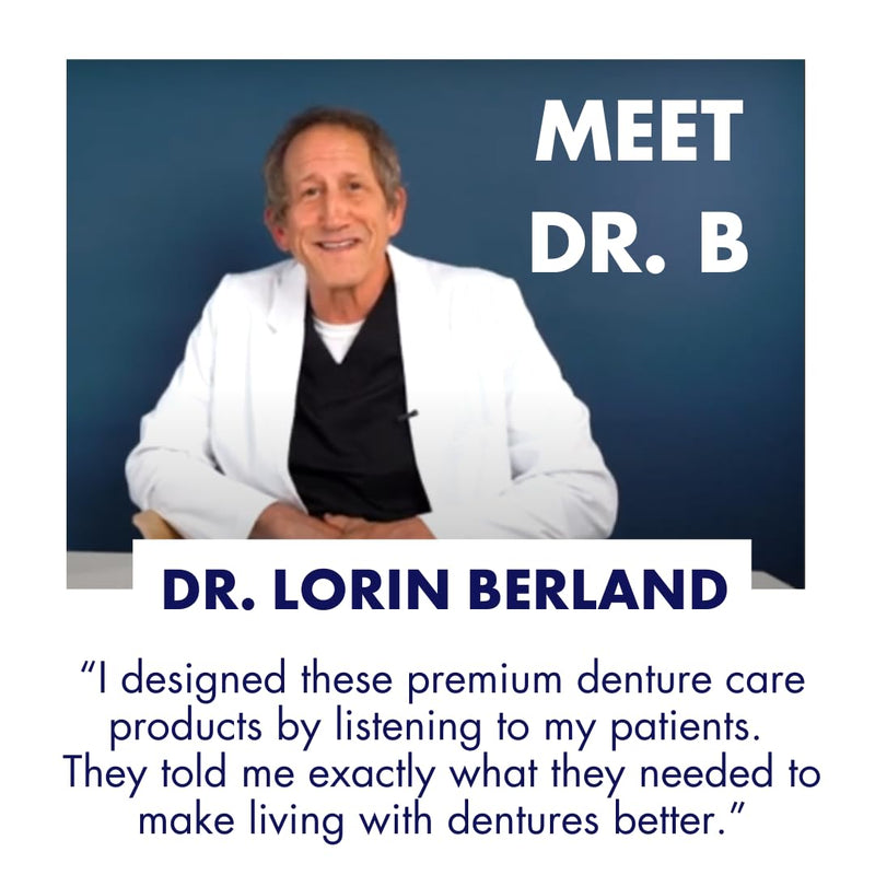 Dr. B Dental Solutions Cleanadent Denture and Gum Toothpaste, ADA Accepted All-Natural Denture Toothpaste for Adults - Removes Odors, Stains and Adhesives - 4 oz (2 Pack) 4 Fl Oz (Pack of 2) - PawsPlanet Australia