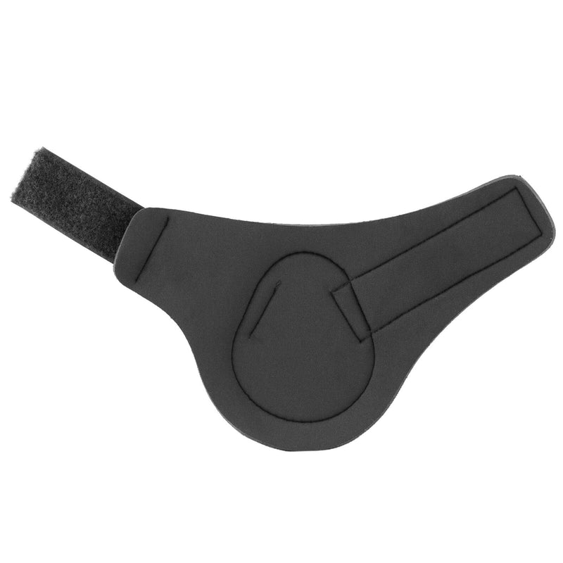 HORZE Chicago Fetlock Rear Boots | Lightweight, Adjustable, Jumping Horse Boots (Pair) - Black - Pony