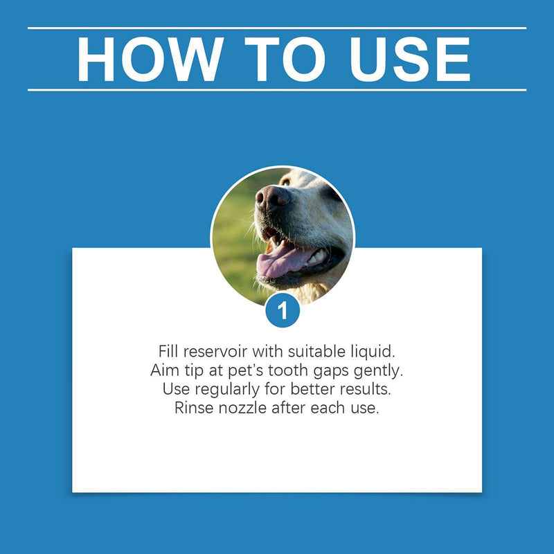 Pet Toothbrush | Electric Ultrasonic Dog Toothbrush | Rechargeable | -Remover, Bad Breath Cleaner, Long-Lasting, Perfect for Cats, Puppies, Small, Medium and Large