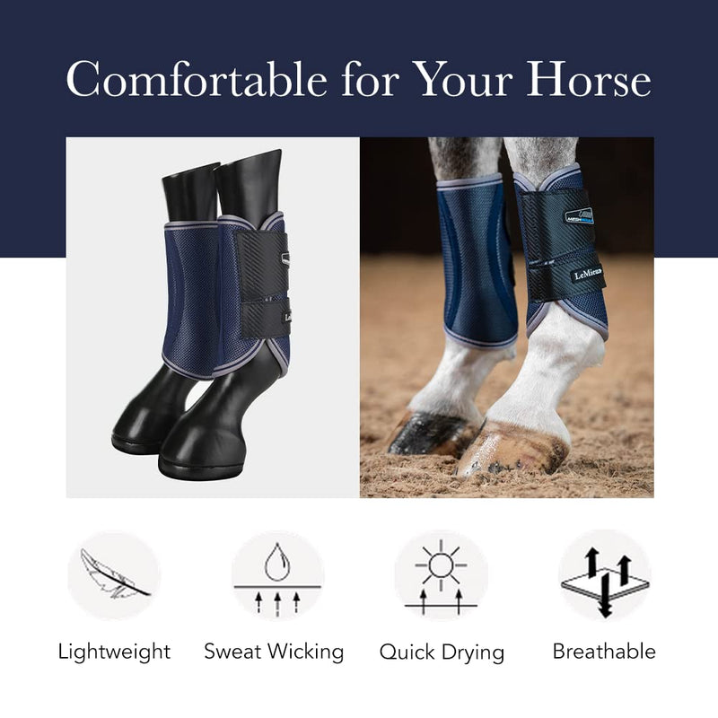 LeMieux Support Horse Boots - Protective Gear and Training Equipment - Equine Boots, Wraps & Accessories Medium White - PawsPlanet Australia
