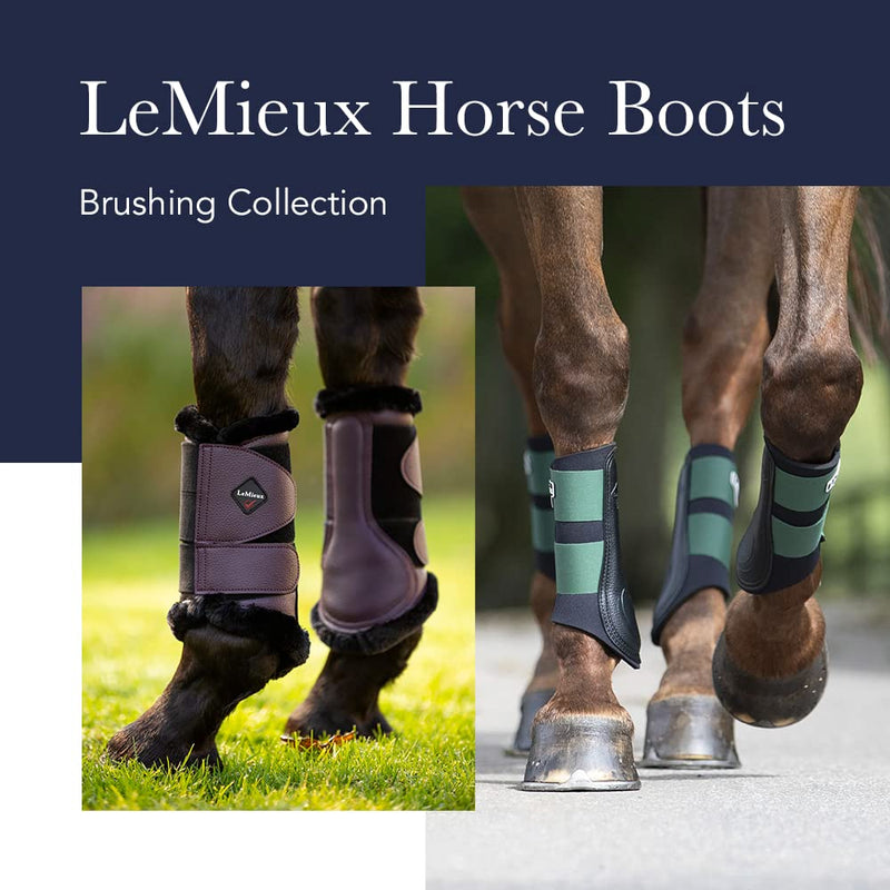 LeMieux Carbon Mesh Wrap Support Horse Boots - Protective Gear and Training Equipment - Equine Boots, Wraps & Accessories Medium Black Natural - PawsPlanet Australia