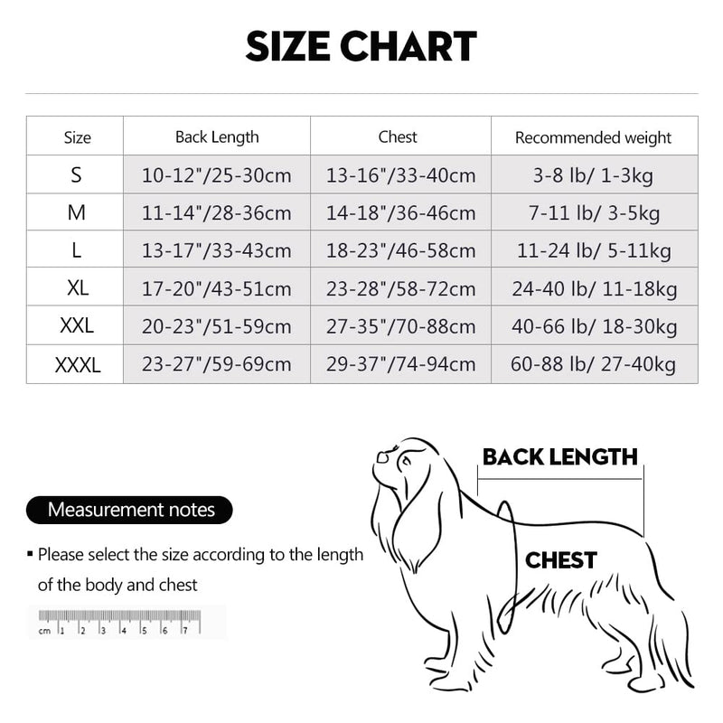 Dog Recovery Suit Cat Abdominal Wound Protector Puppy Medical Surgical Clothes Post-operative Vest Pet After Surgery Wear Substitute E-collar & Cone (XL, Grey) X-Large