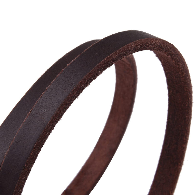 Dog Leash, 4ft 5ft 6ft Geniune Leather Dog Leash for Small Dogs, Dog Training Walking Running Brown - PawsPlanet Australia