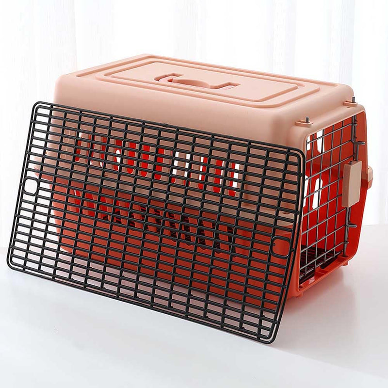 Plastic Mesh Tray for Pets Extra Protection for Pan for Dogs and Cats Cage Carrier, Anti-Leak Floor Grid with Small Legs (15,75" Dx9,45 Wx0,39 H) Black Colour - PawsPlanet Australia