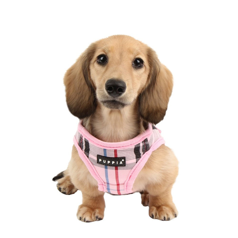 Puppia Authentic Junior Harness B, Small, Pink - PawsPlanet Australia