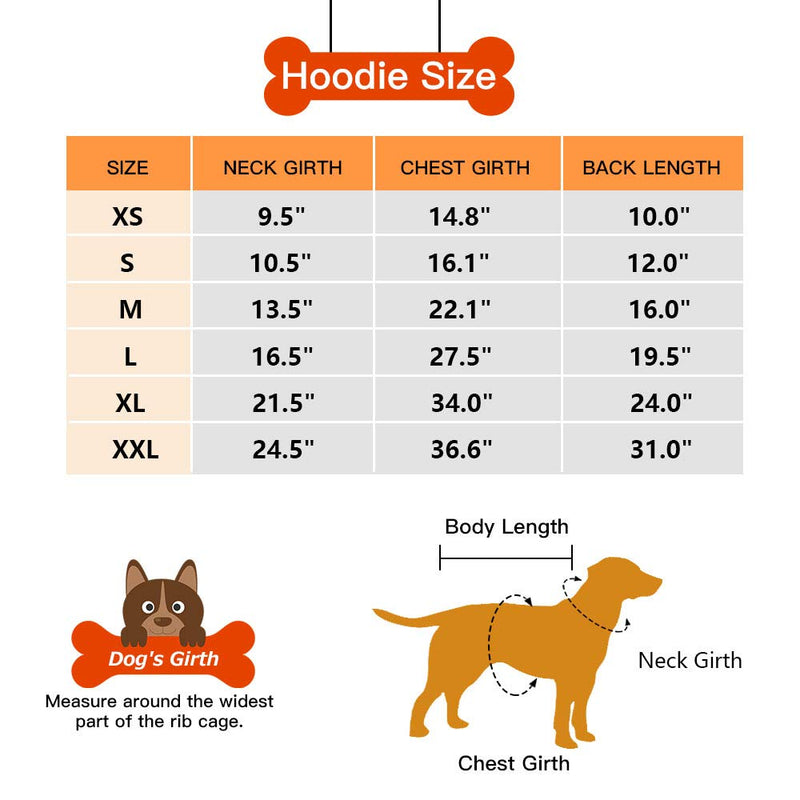 Red Plaid Dog Hoodie Sweater for Dogs Pet Clothes with Hat and Pocket（XL） XL Red Plaid - PawsPlanet Australia