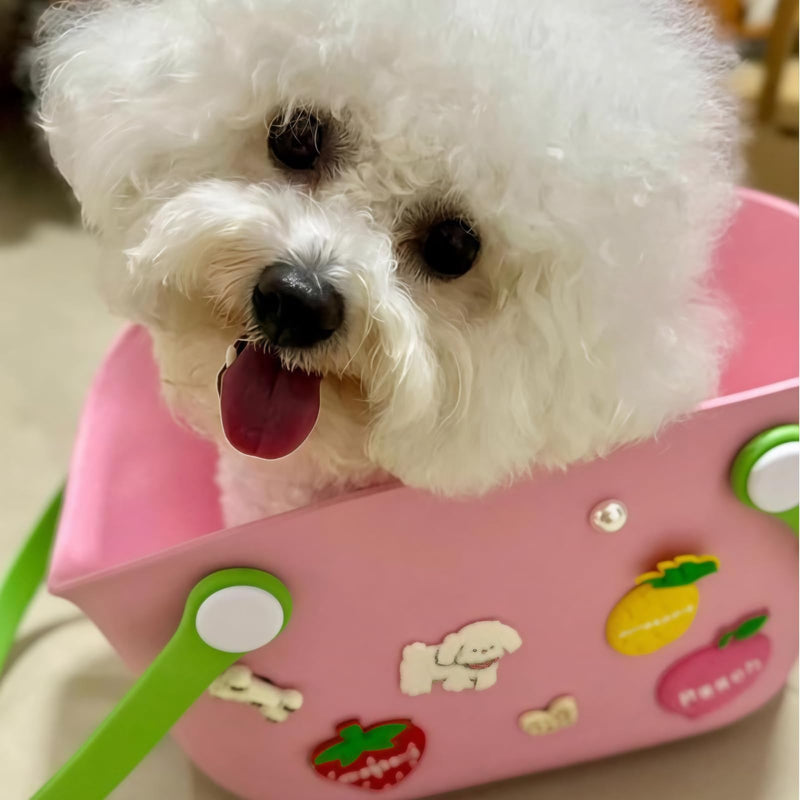 Dog Carriers for Small Dogs,Lightweight Dog and Puppies Tote Bag Carrier,Suitable for Small Dogs and Cats Traveling,Fits Dogs 4 lbs to 8 lbs,Fashion Beach Bag,Outing, Travel,Pink - PawsPlanet Australia